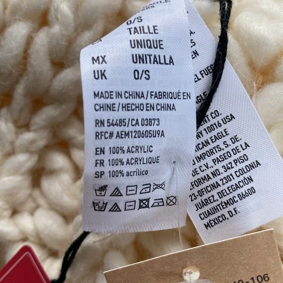 AEO Knit Fringe Snood - Picture 4 of 4